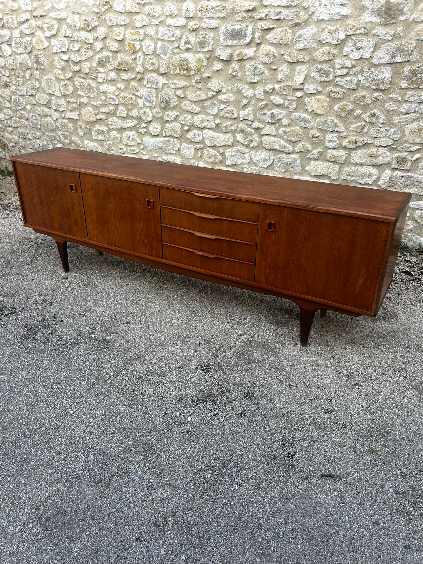 Vintage Scandinavian sideboard - 250 cm