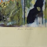 Oil on canvas framed by Frideborg Bryth, Finis Lordes, 1950