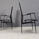 Vintage S44 dining chairs by Giancarlo Vegni for Fasem, set of 4, 1980