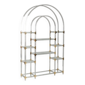 Vintage plexiglass étagère by Charles Hollis Jones, 1970s