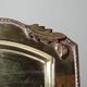 Small vintage brass tray with a floral design, Louis XVI style.