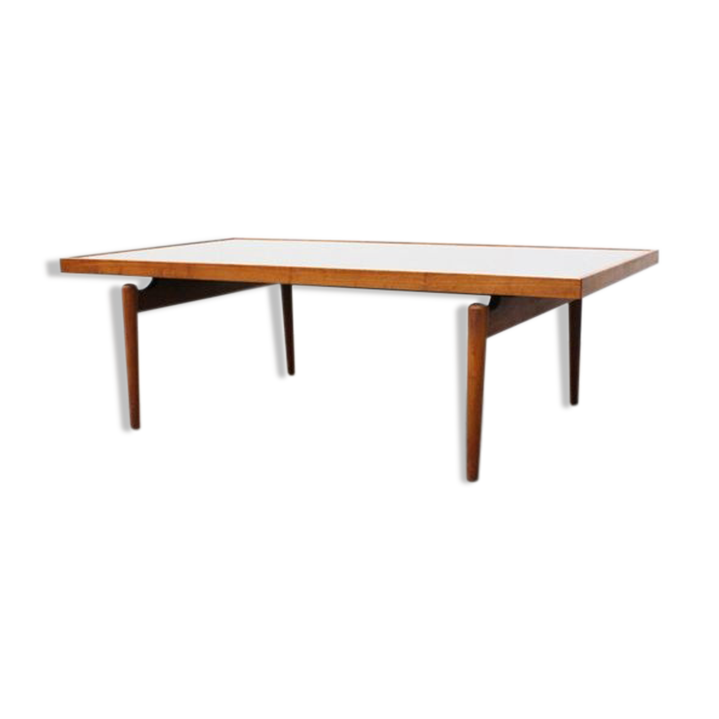 Large metal carved coffee table by Heinz Lilienthal