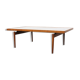 Large metal carved coffee table by Heinz Lilienthal
