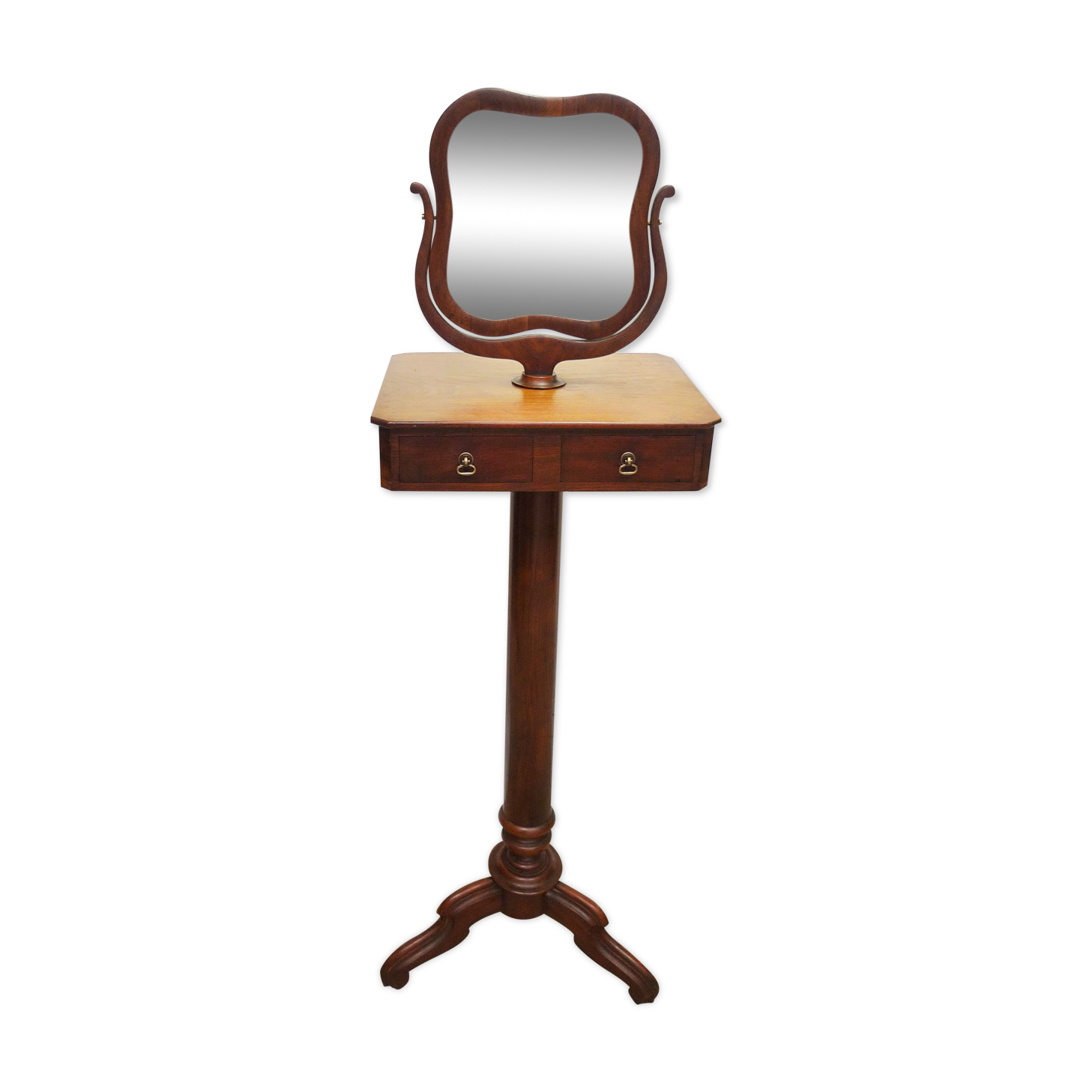 Mahogany barber 19th century