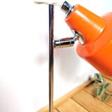 Lamp orange & chrome 1960