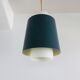 Suspension vintage en verre opalin 1960s