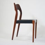 Set of four Niels Møller chairs Model 71 for J.L Møller