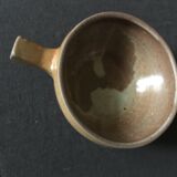 4 enamelled sandstone bowls