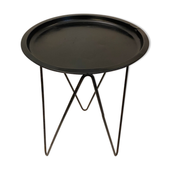 Black tole side table