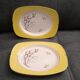 Set of 2 vintage earthenware dishes from Salins