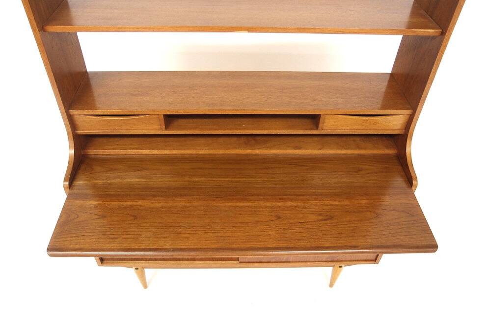 Scandinavian teak secretary desk, Sweden, 1960
