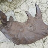 Resin rhino head