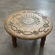 Capron style ceramic coffee table - signed François Chaty 1960s