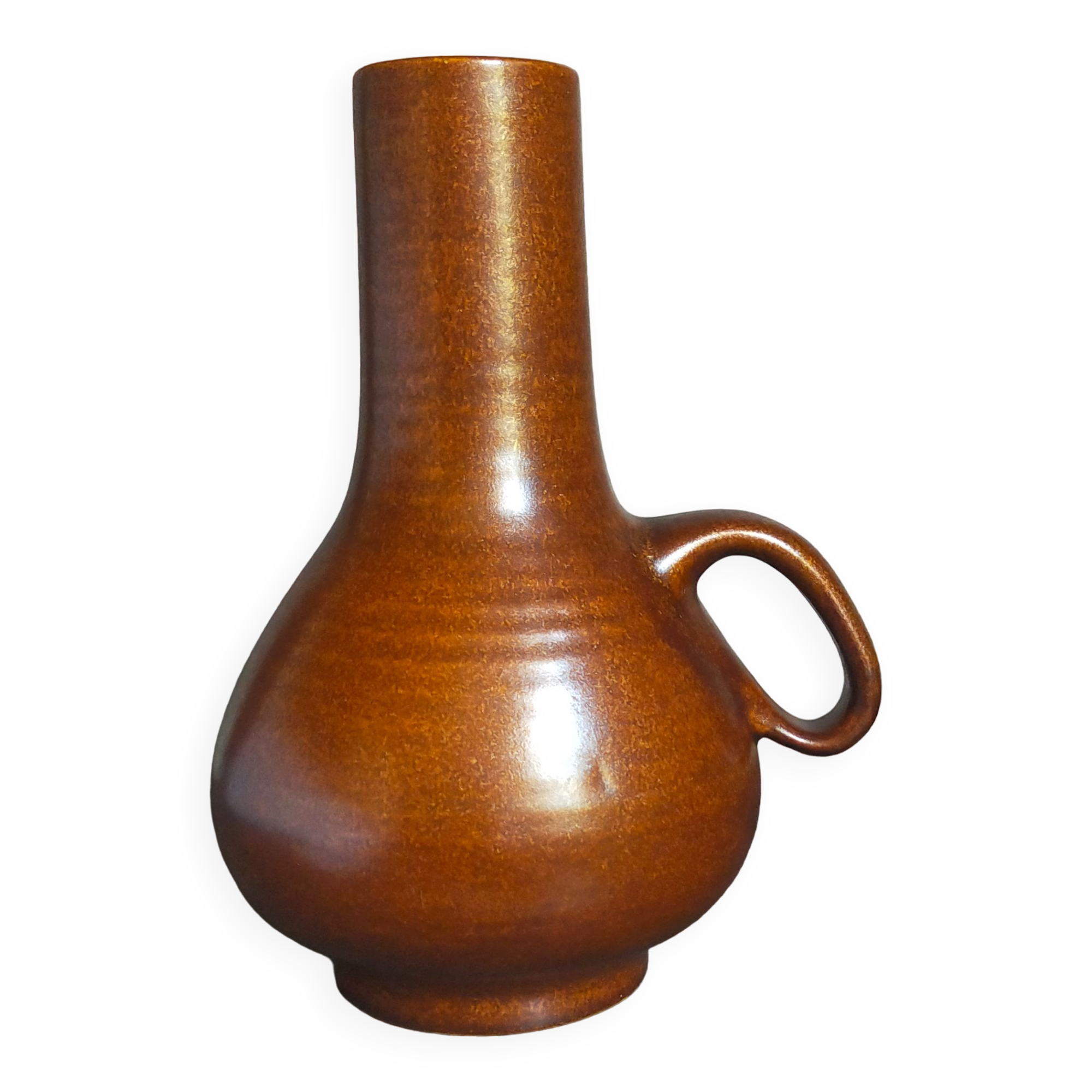 Vintage ceramic handle vase