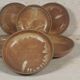 6 assiettes creuses / bols en grès