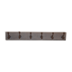 Coatrack schoolboy wooden and cast iron hooks