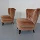Mohair Club Chairs by Adolf Wrenger, Germany, 1950s, Set of 2