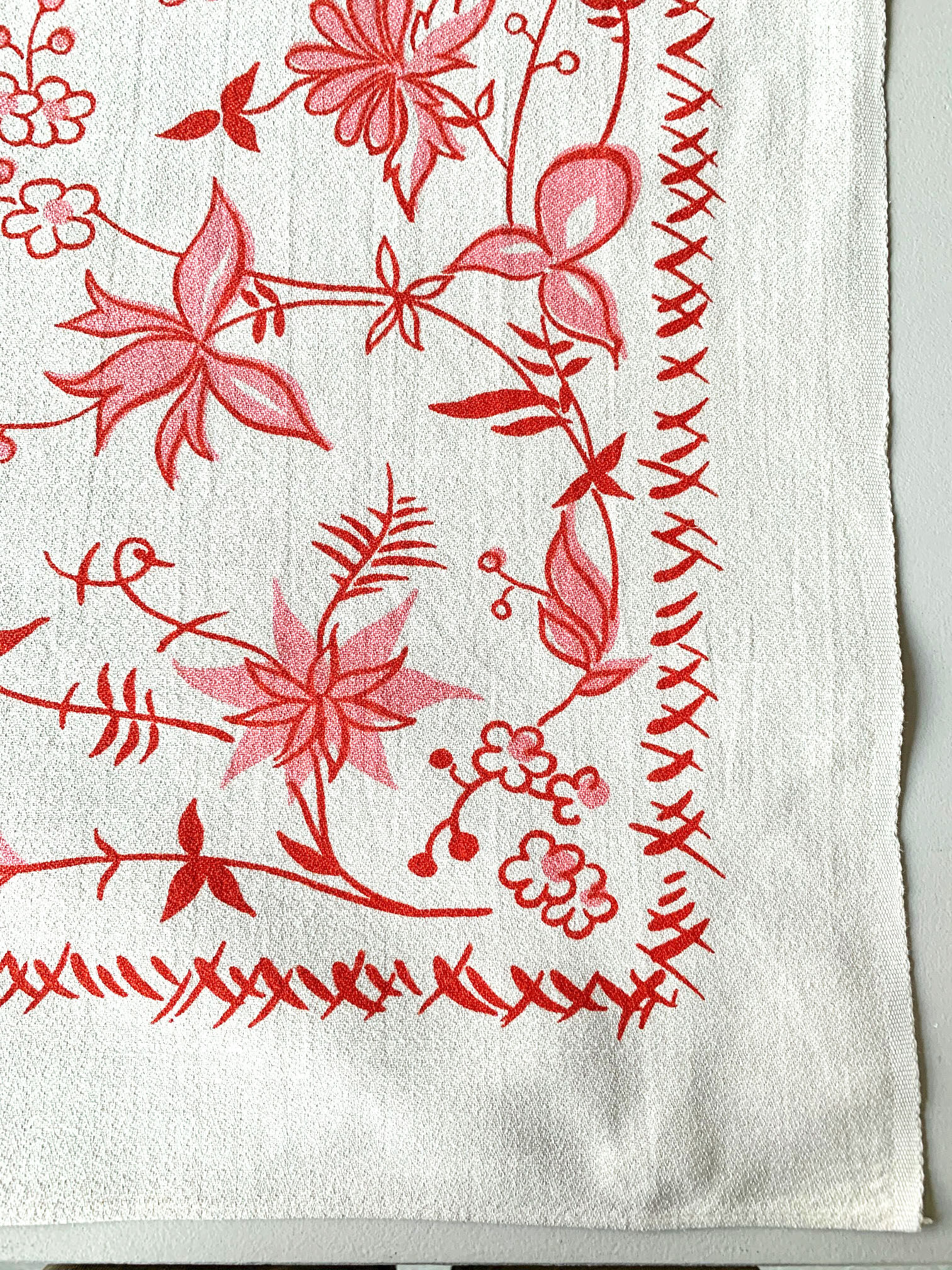 Nappe fleurie vintage