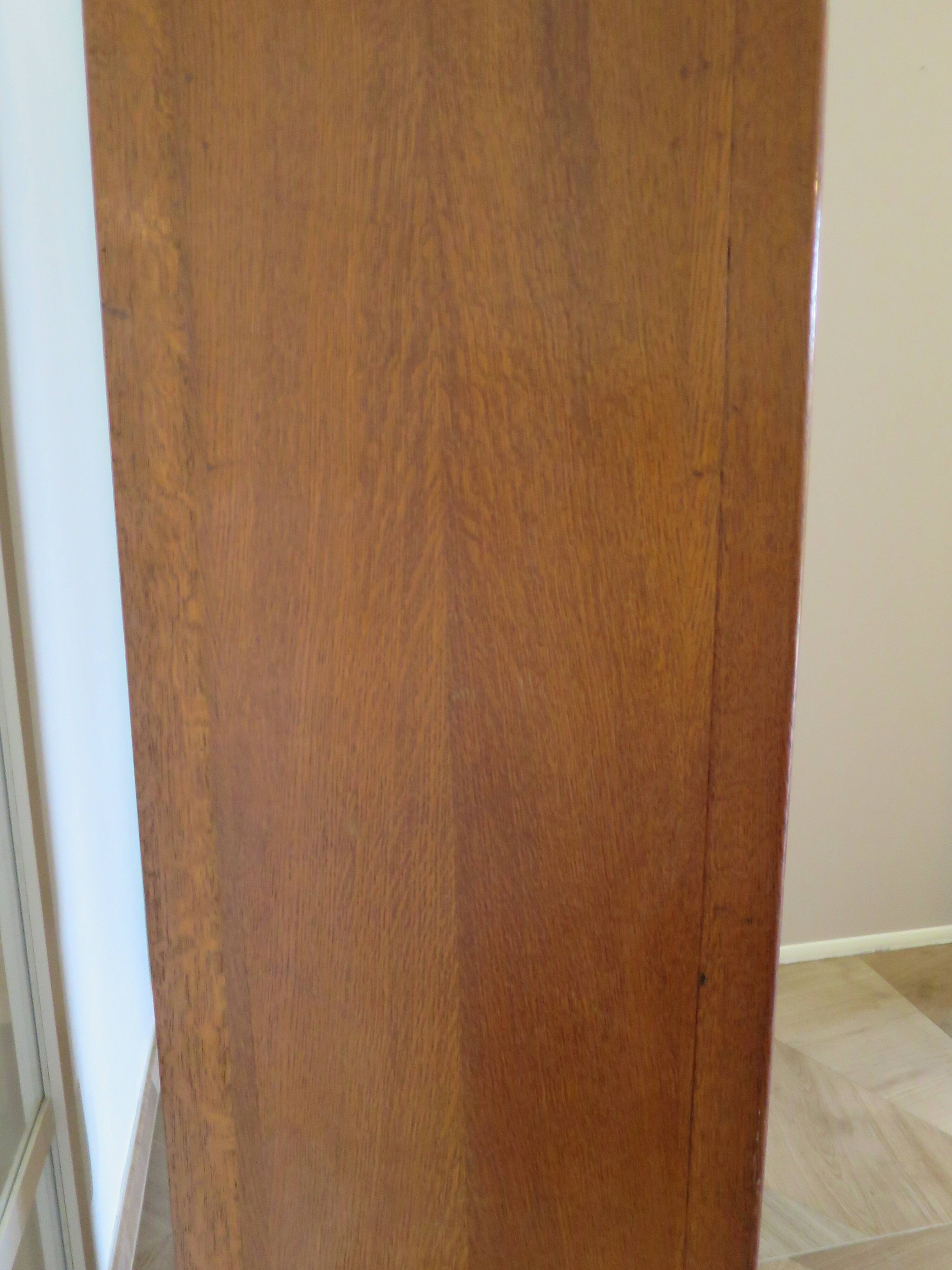 Burwood oak curtain file cabinet, 1960s