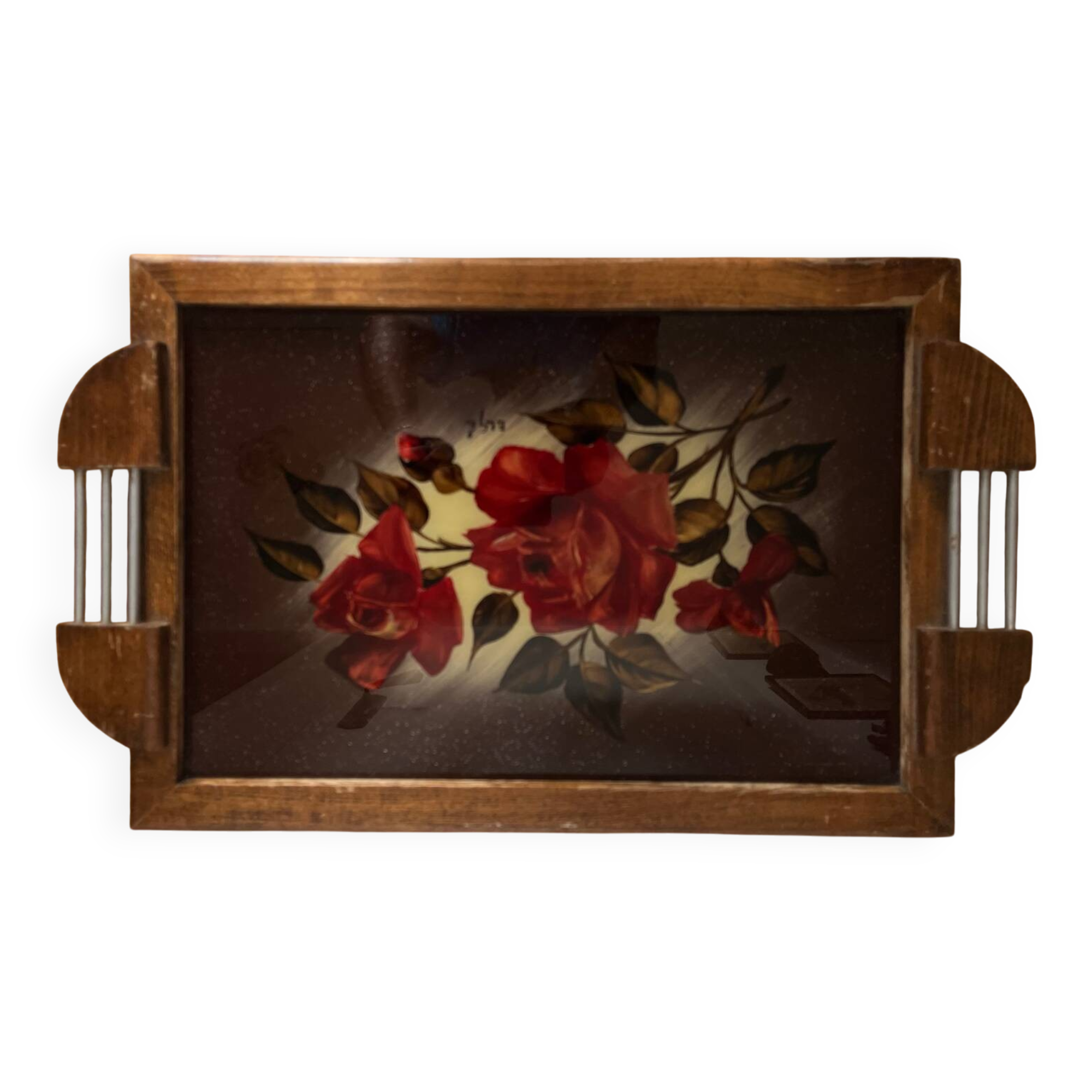 Antique Art Deco tray by Elgé