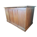 Double-caissons oak desk - 1950