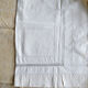 Ancient mestizo sheet embroidered