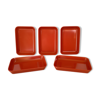 5 American Airlines airplane ramekin cups