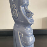 Vintage ethnic vase in glazed porcelain