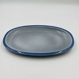Set of two Boch blue dishes