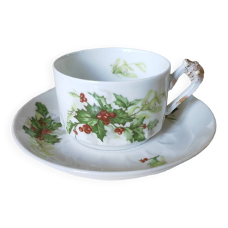 Christmas cup and saucer