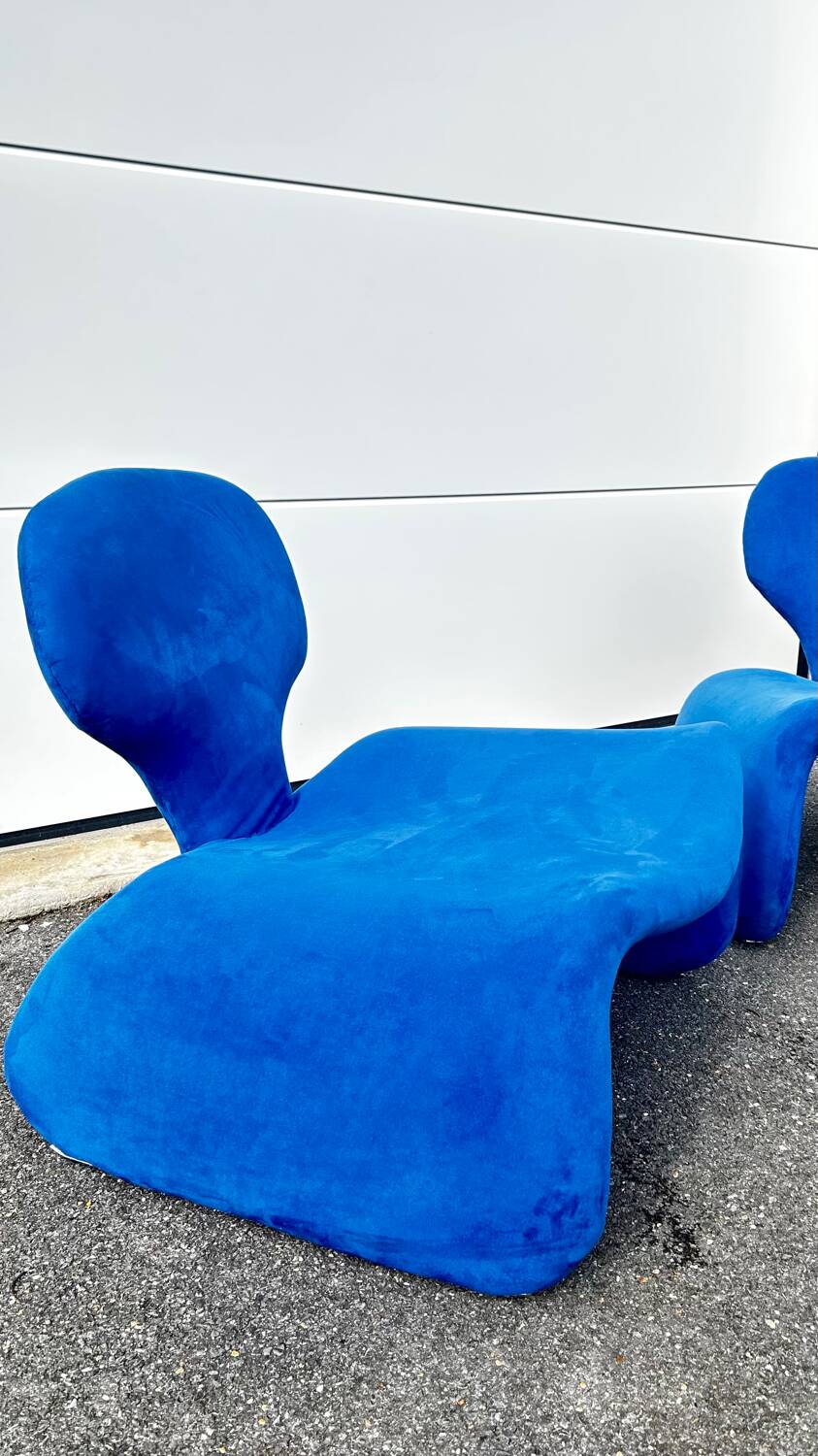 Pair of Djinn armchairs by Olivier Mourgue