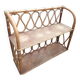 Vintage rattan shelf