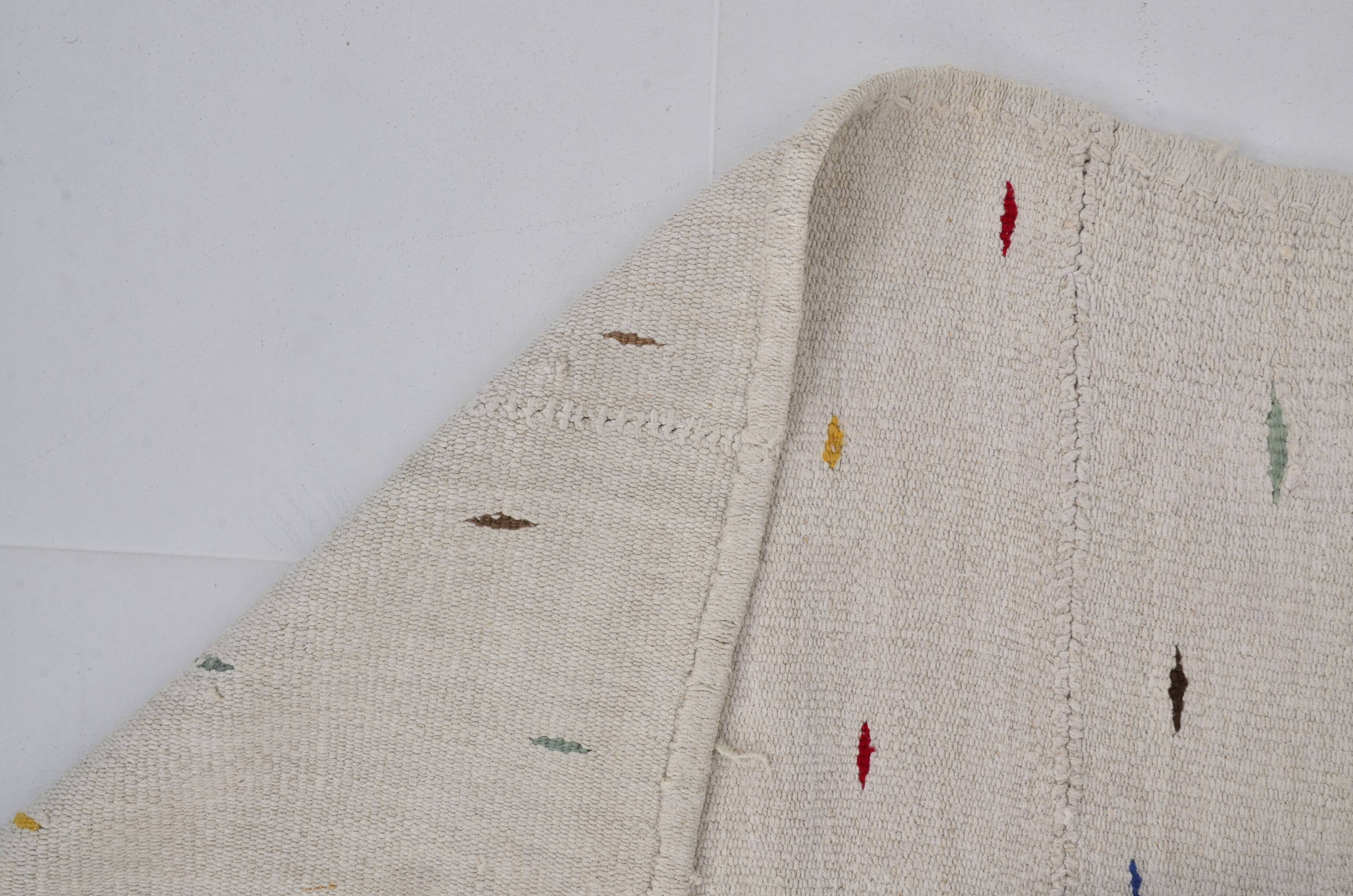 Anatolian Decorative Tribal Hemp Kilim Rug  sku 3652