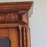 Antique Parisian glass cabinet - bonnet-maker type