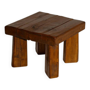table d'appoint en chêne - massif