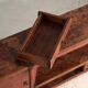 Antique low elm wood furniture – China, around 1900