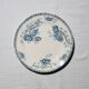 Lot de 4 assiettes plates de la faïencerie de Sarreguemines modèle Royat