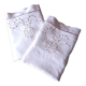Duo de taies d'oreiller brodées