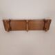 Pretty trapezoidal coat hook from the 60s