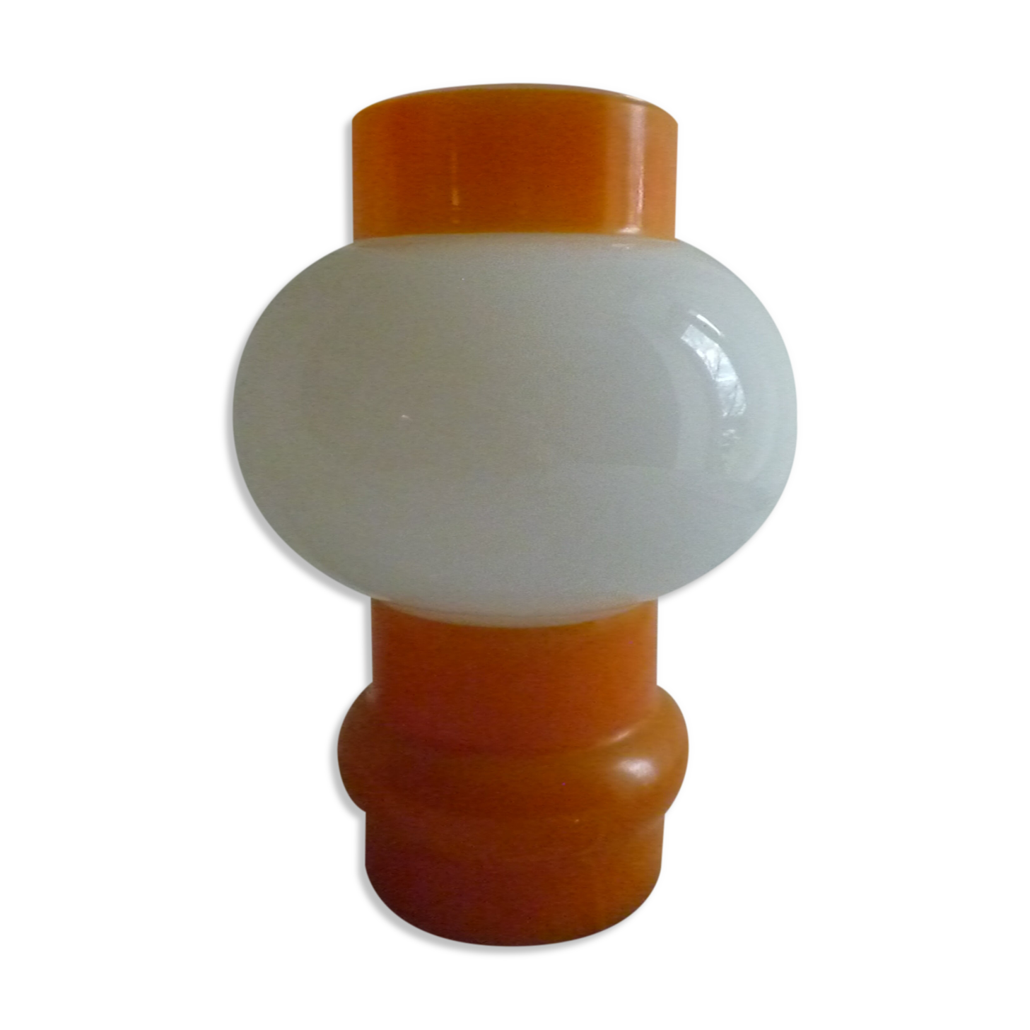 Lampe opaline années 1970 vintage