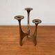 Mid-Century Brutalist Candleholder from Harjes, Germany, 1960s