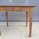 Office table campaign XIXth solid oak