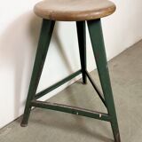 Green Industrial Workshop Stool, 1960s