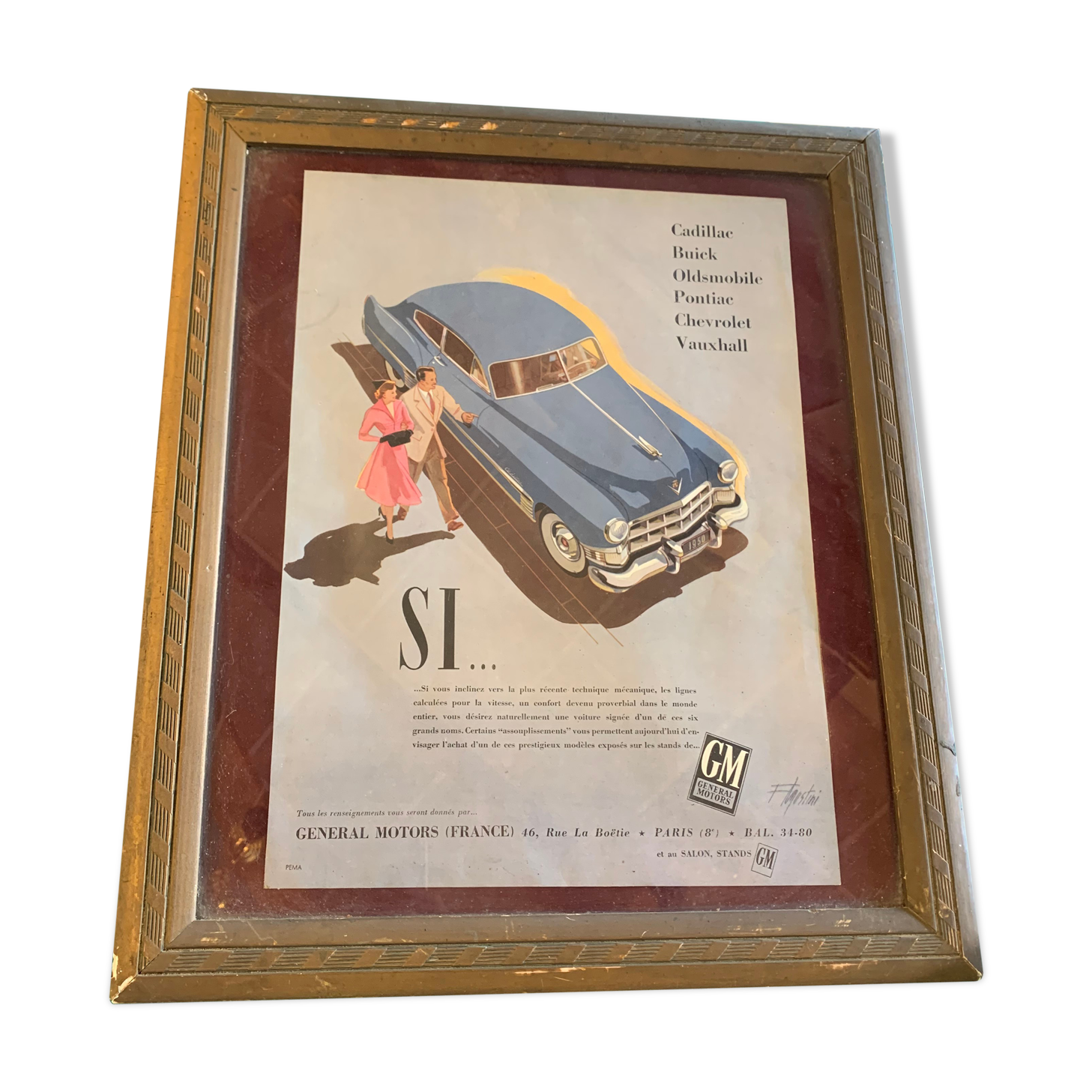 General Motors advertising poster 1950s