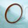 Vintage round mirror Aksel Kjersgaard, Danish teak design.