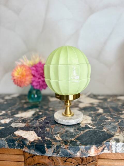 Art Deco lamp in uraline