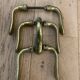 Set of 7 solid brass door handles