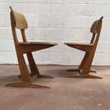 Pair of chairs of Carl Sasse