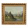Oil on canvas "Mountain Landscape", signed C. Lion – Late 19th century