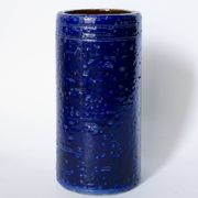 vase rouleau bleu Italie 1960